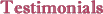 TBR Web Designs Testimonials